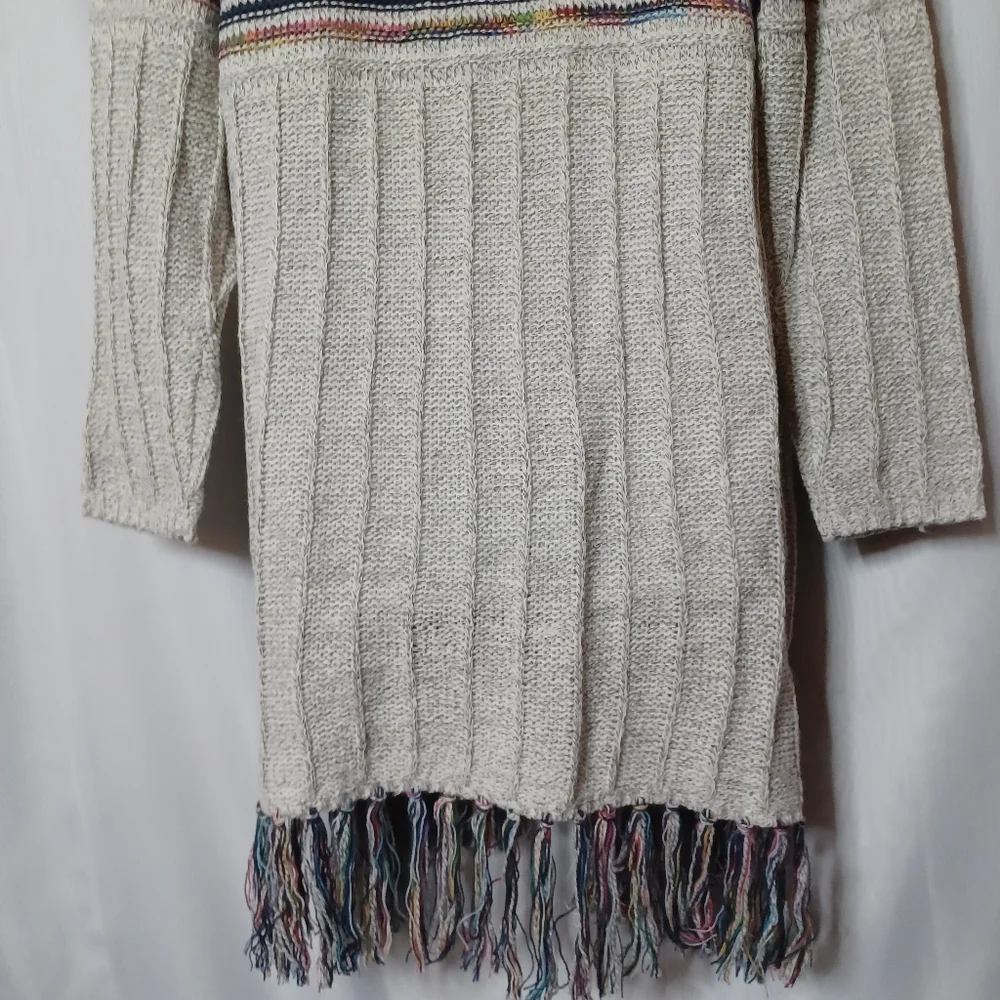 Haptics by Holly Harper Boho Multi-colored Knitted Cardigan. M - Picture 11 of 14